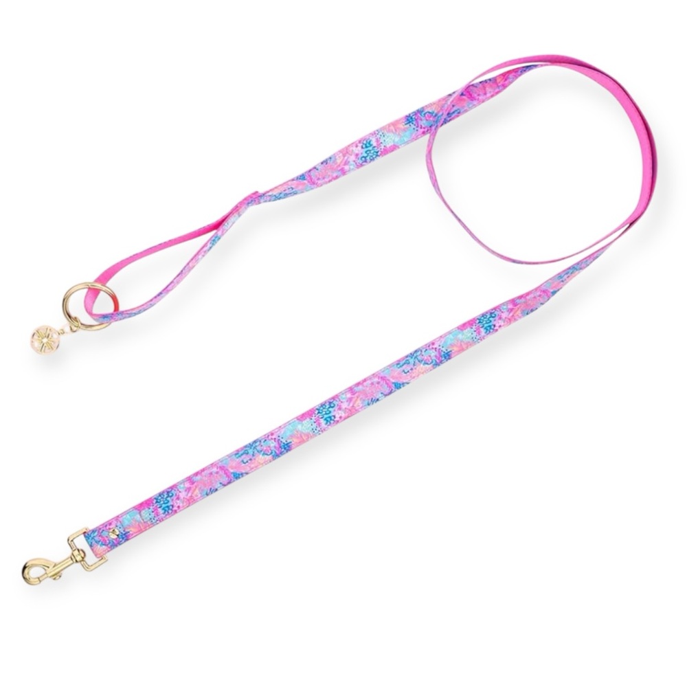 🆕 Lilly Pulitzer | Splendor In The Sand Pet Lead NWT - Picture 2 of 9